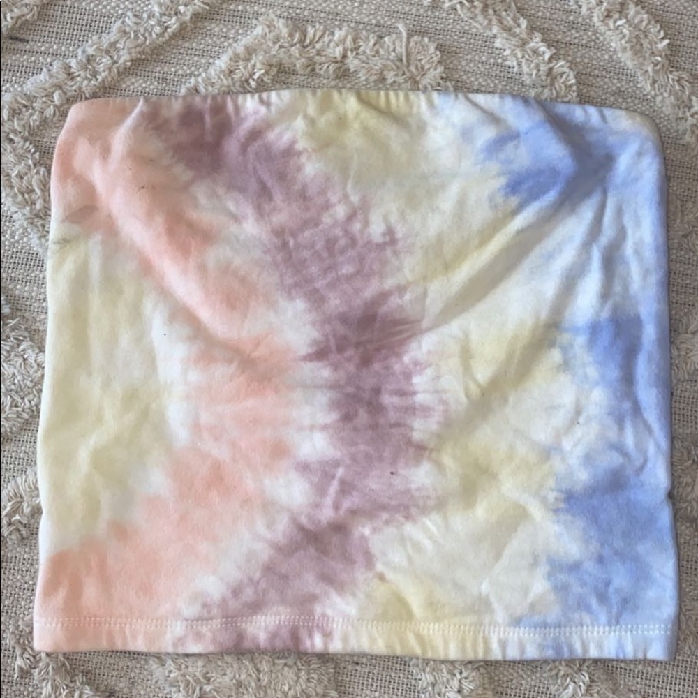 AMERICAN EAGLY TIE DYE TUBE TOP